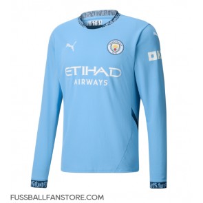 Manchester City Replik Heimtrikot 2024-25 Langarm